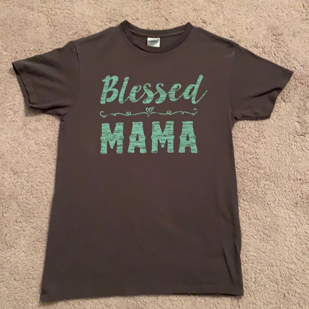 🤎 “Blessed Mama” Short Sleeved T-shirt Size S 🤎 - Picture 3 of 15